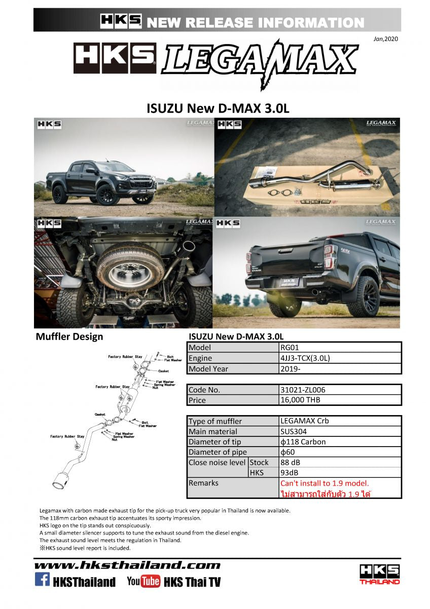 ALL NEW D-MAX
2020 RG01